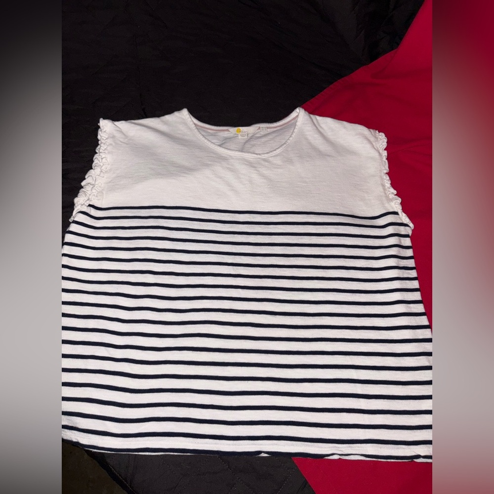 Boden White Sleeveless Top